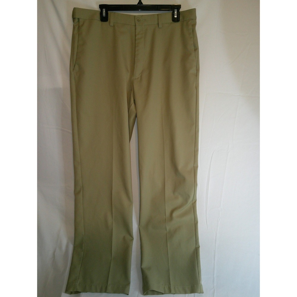Cool 18 Pro Classic Mens Beige‎ Golf Pants Trousers 36x32